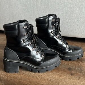 Tory Burch Miller Lug Sole Hiker Boots